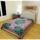 RajasthaniKart 100% Cotton Single Bedsheet
