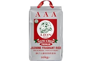 LONDON GROCERY Lion Head AAA Premium Jasmine Fragrant Rice 10kg