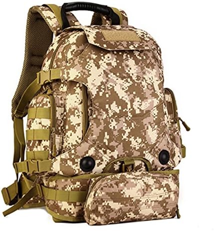 Cinmaul Tactical Military MOLLE Assault Backpack Molle Modular Attachments Large Duty Gear Bag Rucksack with Patch Outdoor Gear For Hunting Cycling Camping Trekking