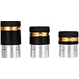 Svbony Telescope Eyepiece Set, 1.25 Inches Planetary Eyepiece Kit 4mm 10mm 23mm 62 Degree Wide Angle Eyepiece Aspheric Lens for Beginners Planet Observation