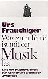 Was zum Teufel ist mit der Musik los: Eine Art Musiksoziologie für Kenner und Liebhaber by 
