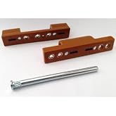 abnturk 4 Adet Kahverengi Pvc Doğrama Menteşesi 90Mm I&ccedil;i Tam &Ccedil;elik, es-2020-06-13-2