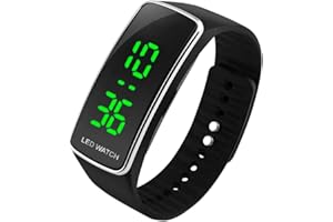 UEOTO Montre numérique pour enfants, garçons et filles, étanche, pour sports de plein air, adolescents, enfants, électronique, avec rétro-éclairage LED