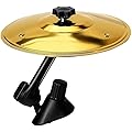 KOMEIYL Mini Cymbale pour Voiture, Event de Cymbale Voiture, Voiture Tambour Cymbales, Car Crash Cymbals Air Vent, S'applique à Améliorez Plaisir Conduite et L'atmosphère Intérieure (Or)