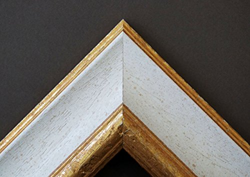 Spiegel Wandspiegel Badspiegel – Acta Weiss Gold 6,7 – handgefertigt – 200 Größen zur Auswahl – Antik, Barock – 60 x 130 cm AM AM - 3