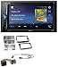 Produktbild caraudio24 Pioneer AVH-A200BT USB DVD 2DIN Bluetooth CD MP3 Autoradio für Alfa Romeo Mito ISO 955 08-14 Silber
