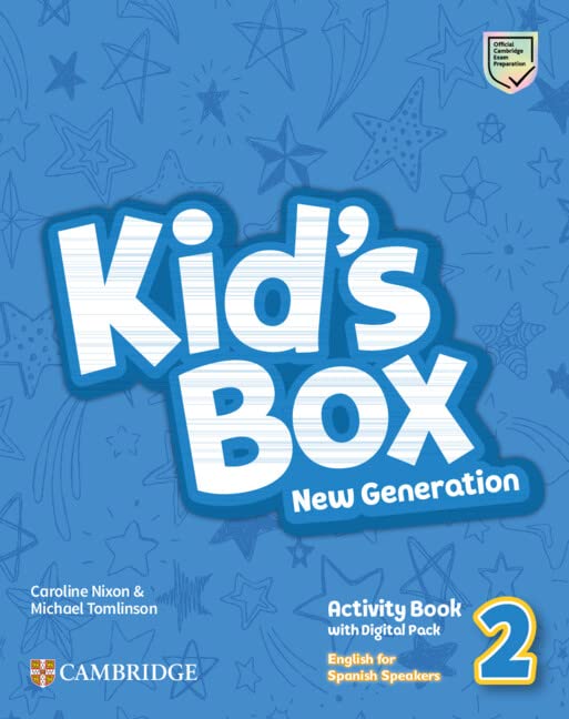 Kids Box New Generation English for Spanish Speakers Level 2 Activity Book with Home Booklet and Digital Pack (2023)