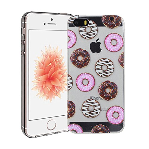 Funda iPhone 5 5S SE Silingsan Funda de Silicona TPU para iPhone 5 5S SE Carcasa Transparente Soft Clear Case Cover Funda Blanda Flexible Carcasa Delgado Ligero Caja Anti Rasgu os Anti Choque con Dise o Creativo - Donas Dulces reviews Funda iPhone 5 5S SE Silingsan Funda de Silicona TPU para iPhone 5 5S SE Carcasa Transparente Soft Clear Case Cover Funda Blanda Flexible Carcasa Delgado Ligero Caja Anti Rasgu os Anti Choque con Dise o Creativo - Donas Dulces