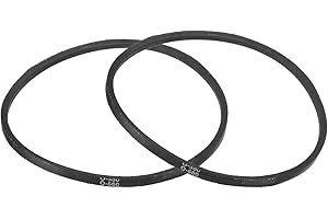 QUARKZMAN 2 Stück O-560 O-Typ Keilriemen 560mm/22" Innere Länge x 0,39" Breite x 0,24" Höhe Antriebsriemen, O-Typ Geschlossener Gummi-Übertragungsriemen