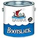 Produktbild Halvar Bootslack Yachtlack Bootsfarbe Yachtfarbe PU-verstärkt für Holz verstärkt, extrem belastbar und hochelastisch Schiffslackierung (10 L, Farblos)