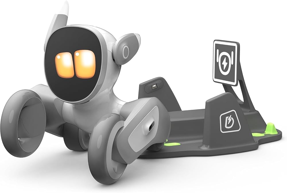 Loona: Sevimli Akıllı Evcil Robotunuz - Konuşma Komutları ve Hareket Tanıma Özellikli Chat GPT-4o - Çocuklar İçin En İyi Hediyeler - V20 - Şarj Tabanı Dahil
