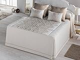 Tejido Jacquard Tejidos JVR LaNovenaNube - Colcha edredón Bellini Cama 150 - Color Oro
