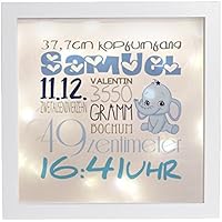 Leuchtrahmen Nachtlicht Wandlicht Lightbox Samuel