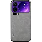 Microcase Xiaomi 17 Pro Max Deri Kaplama Kılıf AL4970 (Gri)