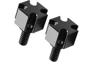 Biqiure 2PCS Boulon de Siège Arrière de Moto, Vis de Fixation de Siège vis selle h-arley d-avidson Boulon de Fixation du Siège Vis de Montage Arrière Moto en Aluminium 6mm(Noir)