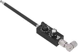 AYNEFY Antenne pour Recevoir et Transmettre des Signaux, émetteur Radio à Ondes Courtes QRP Émetteur FM HF Pleine Bande FM HF Antenne Boucle Compacte Portable avec Ligne d'alimentation