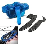 Bike Chain Cleaner, Furado Bicycle Chain Cleaner, Machine Brushes Scrubber, Cyclone Chain Scrubber with Cycling Bike Chain Cleaning Brush, Quick Clean Tool for All Types of Bicycle / Cycling Mountain Bike Chains(Blue)