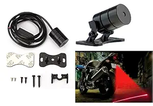 A2D Bike Rear LED Laser Fog Light for TVS Star City Plus