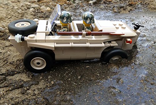 Modbrix 2188 – ☠ Bausteine VW Typ 166 Schwimmwagen XX Divison inkl. Custom Elite Wehrmacht Soldaten aus Lego© Teilen ☠ - 6