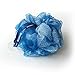 1541 London Exfoliating Bath & Shower Body Puff / Scrunchie / Buffer (Midnight Blue)