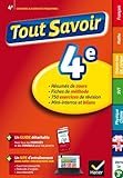 Tout savoir 4e: réviser toutes les matières