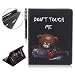Produktbild iPad 2 Hülle, iPad 3 Hülle, iPad 4 Hülle, SainCat Premium Design Luxus Slim-Fit Kunstleder Schutzhülle im Bookstyle PU Leder Hülle Tasche Muster Design (Kettensägen-Bär) Ledertasche Etui Smart Case Cover Weich Flip Lederhülle Leather Case Cover mit Magnetverschluss Standfunktion für Apple iPad 2 / 3 / 4
