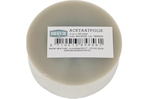 BRAND NEW CAKE BrandNewCake® Rotolo di Acetato per Dolci - Pellicola per Rivestimento - 4 cm x 100 m - Perfetto per Pasticceria