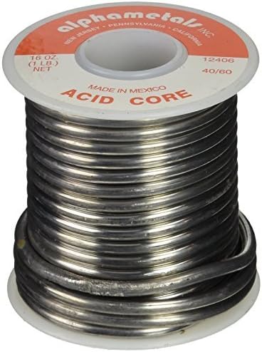 Alpha Fry AM12406 Cookson Elect 40/60 Acid Core Solder by alpha fry