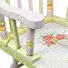 Fantasy Fields by Teamson Crackled Rose Childrens Rocking Chair Wooden Rocker Seat W-5686G