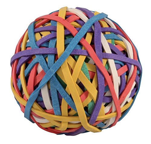 STAPLES GUMMIBALL FARBIG mit 150 Gummiringen