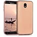 Produktbild kwmobile Hülle für Samsung Galaxy J7 (2017) DUOS - TPU Silikon Backcover Case Handy Schutzhülle - Cover Metallic Rosegold