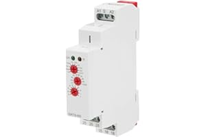 HGY Temporizzatore 220V,Relè Temporizzato GRT8-M2 Multifunzione Ritardo Relè Con 10 Funzioni Montaggio Su Guida Din Ac220V…