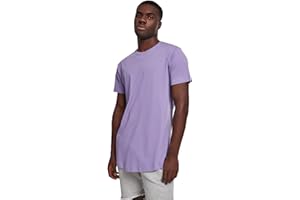 URBAN CLASSICS Camisetas básicas de manga corta para hombre, holgada, cuello redondo, de algodón en distintos colores, Tallas XS - XXL