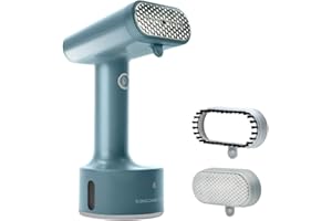 Taurus - Plancha Vertical Vapor Sliding Care Compact 1600W | Lista en 18s | Vapor 25 g/min | Suela Inox | Autoapagado | Depósito 135ml Extraíble | Alta Desinfección | Cepillo Tejidos | Turquesa