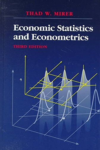 Pdf Economic Statistics And Econometrics By Author Thad W Mirer Published On January 1995 Download Hrafndeepak