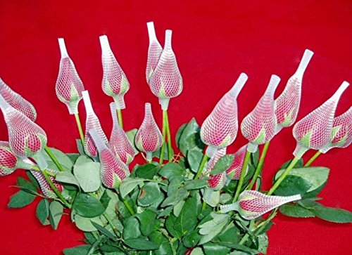 Mangotree 20 Stücke Makeup Cosmetic Beauty Brush Pen Guards Sheath Mesh Netting Protector Cover Kosmetik Schmink Pinsel Pen Netting Cover Mesh Mantel Protektoren Wachen Rosen-Satz - 7