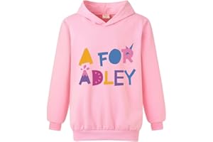Xpialong A for Adley Girls Fashion Sports Hoodies Boy Solid Color Jumper Kids Tops