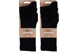 Lieblingsstrumpf24 by Koronowski 8 Paar Bio Baumwolle Socken ohne Naht Kinder Junge Mädchen Basic-Socken Öko-Tex Standard 100