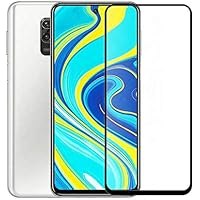 Cassby Tempered Glass 5D Full Glue,Full Coverage Pro Tempered Glass for Redmi Mi Note 9 Pro - Black