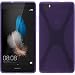 Produktbild PhoneNatic Case für Huawei P8 Lite 2015 (1.Gen.) Hülle Silikon lila X-Style + 2 Schutzfolien