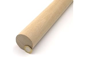 Oakcrafts European Oak Dowel - 1m Long (50.8mm - 2") - Single Dowel