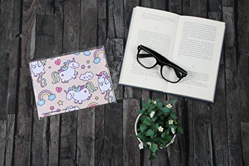 Microfibre Glasses Cleaning Cloth with Unicorn Motif Beige, 15 x 20 cm, Glasses, Mobile Phone, Camera, Home, etc.