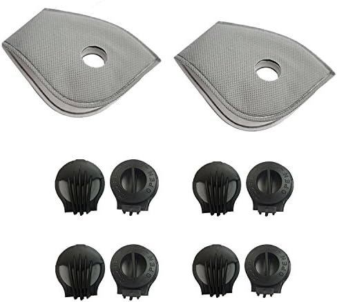 Topnisus Anti Pollution Dust Mask Filter Valves Mask Acessory for Cycling Running Outdoor Activities Dustproof Cycling Mask (T-ACC)