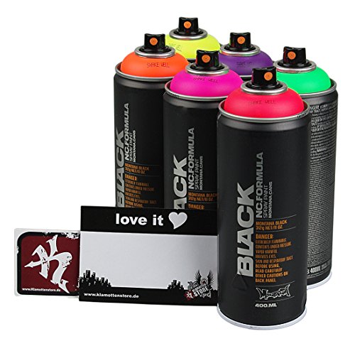 Montana Black 6x 400ml Infra Sprühdosen Pack