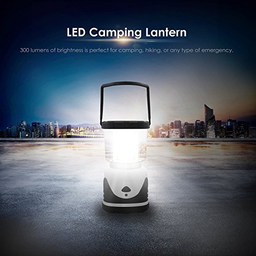 Albrillo 6W LED Camping Laterne Campinglampe 300Lumen mit 3 Lichtmodi - 3