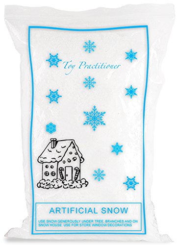 Kunstschnee / Dekoschnee 300g, Visuell Realistisch, Winterlich, Bedienungsfreundlich, Weihnachtsdekoration, Hochwertiger Schnee, Antistatisch