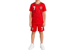 Sport T-shirt och shorts set (4–14 år) fotboll – sommarkläder för träning och skola