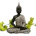 Produktbild Buddha Statue silber Dekoration Wohnzimmer 30 cm