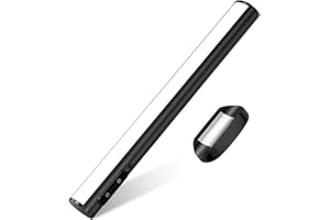 bravzurg Oświetlenie podszafkowe LED do kuchni, 4000 mAh Bezprzewodowa lampa biurkowa z pilotem i magnesem, ładowalne oświetlenie stołu na ścianę, lustro łazienkowe, półka, szafka wisząca, szafa,