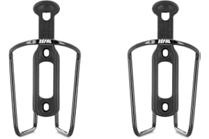 ZEFAL Pack Alu Plast 124 - Pack de Deux Porte-Bidons Velo - Porte Gourde en Aluminium pour Tout Type de Velo - Léger et Robuste - Noir